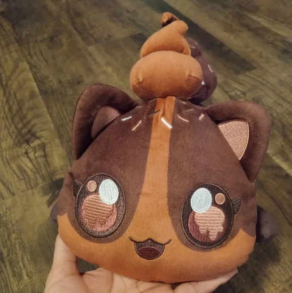 Aphmau Women's / Men's  MeeMeow Chocolate Ice Cream Plush Brown Size Large 11” - Picture 3 of 8